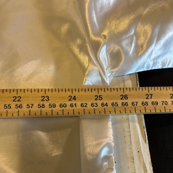 White Satin Bride Robe - Picture 5 of 6